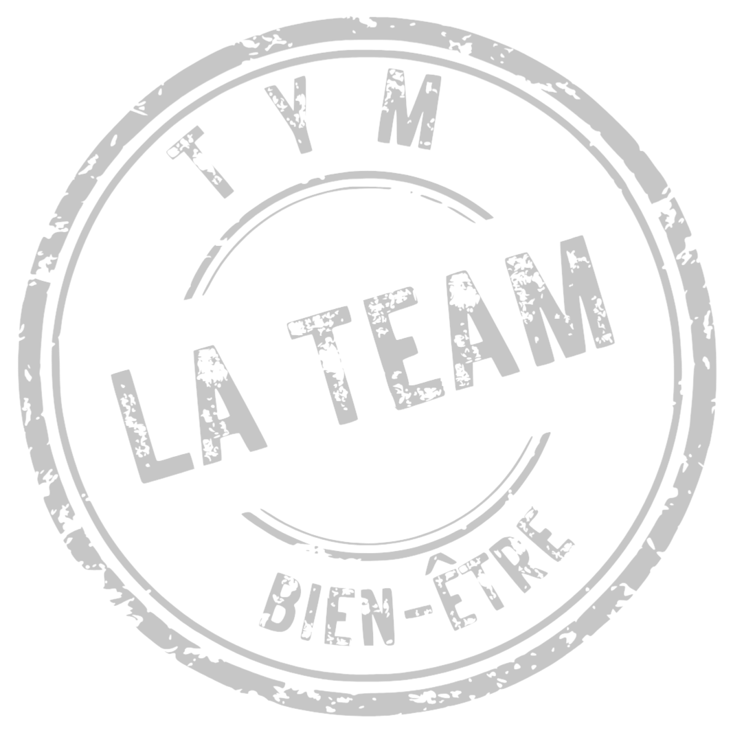 Logo TYM Bien-Être l'espace partagé blanc