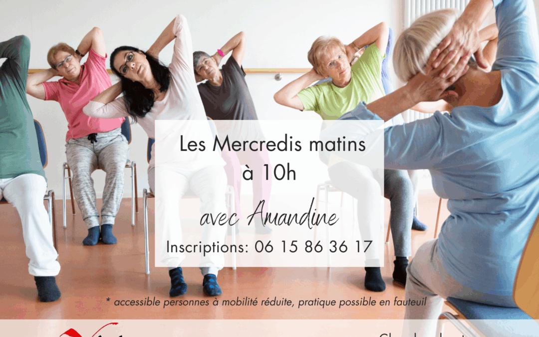 Yoga sur chaise pour tous avec Amandine